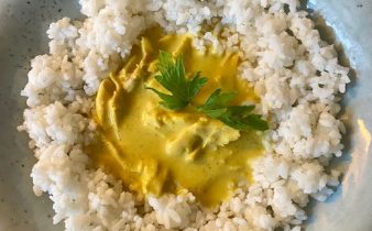 Kyckling i currysås