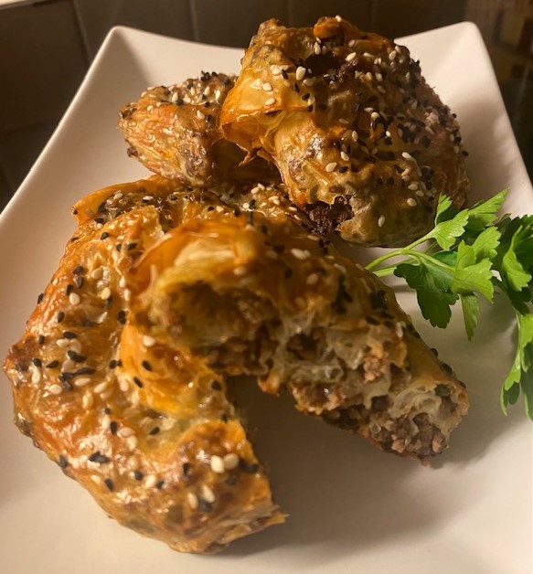 Burek med köttfärs