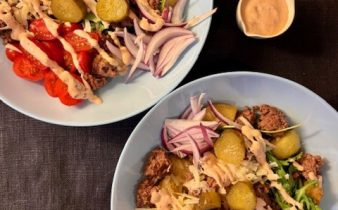 Burger bowl – kalorisnål