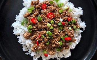 Kinainspirerad köttfärsrätt – kalorisnål