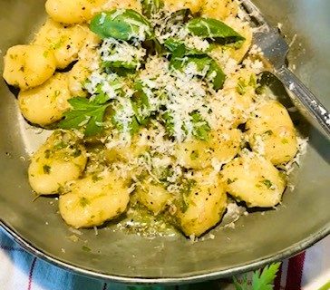 Gnocchi med örtsås - kalorisnål