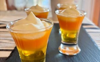 Vanilj- och nyponshot