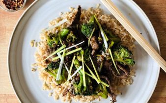 Lövbiff med ingefära och broccoli – kalorisnål