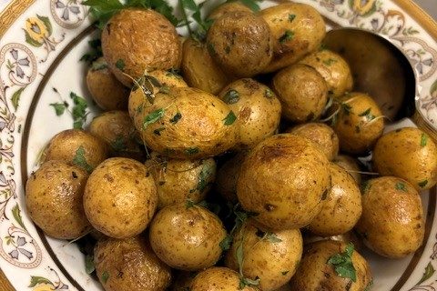 Vitlöksrostad potatis