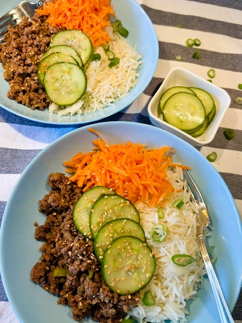 Koreansk bowl med köttfärs – kalorisnål