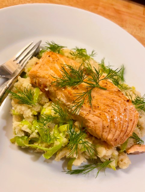 Citronlax med palsternackspuré