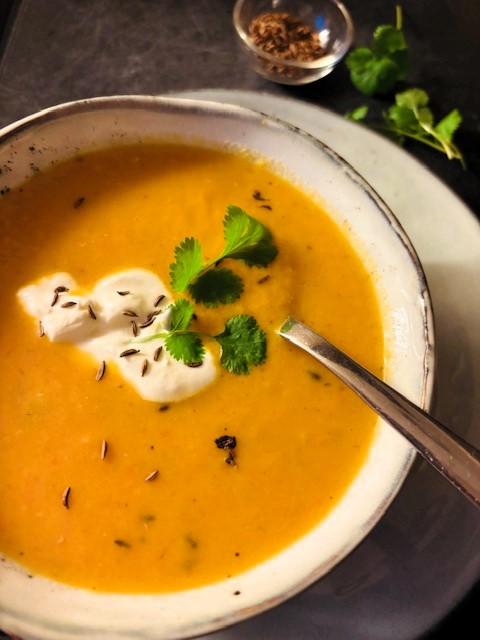 Lins- och morotssoppa