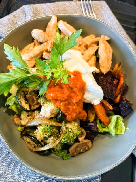 Smakrik kyckling bowl - kalorisnål
