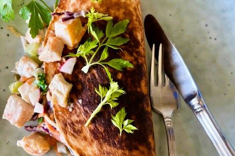 Kyckling wrap – kalorisnål