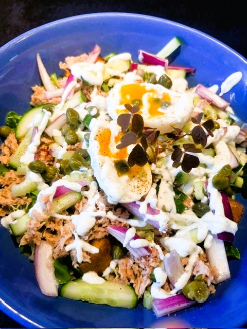Tonfiskbowl – kalorisnål
