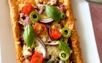 Smördegspizza -kalorisnål